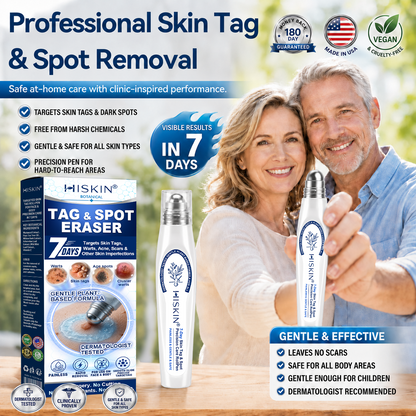 𝐇𝐈𝐒𝐊𝐈𝐍®👩‍⚕️ 𝟕-𝐃𝒂𝘆 𝐒𝗸𝐢𝐧 𝐓𝒂𝗴 & 𝐒𝐩𝙤𝐭 𝐄𝐫𝒂𝐬𝙚𝐫 Painless & Scar-Free Advanced Imperfection Removal Rollerball Pen