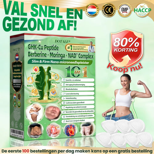 𝑫𝑶𝑻𝑨𝑳𝑬® Slank & Stevig Nano-micronaaldpatch🥇(𝒔𝒍𝒆𝒄𝒉𝒕𝒔 1 𝒌𝒆𝒆𝒓 𝒑𝒆𝒓 𝒅𝒂𝒈, 𝒛𝒊𝒄𝒉𝒕𝒃𝒂𝒓𝒆 𝒗𝒆𝒓𝒂𝒏𝒅𝒆𝒓𝒊𝒏𝒈𝒆𝒏 𝒊𝒏 7 𝒅𝒂𝒈𝒆𝒏) ✅ 𝑶𝒏𝒅𝒆𝒓𝒔𝒕𝒆𝒖𝒏𝒕 stofwisseling, gewichtsbeheersing, hartgezondheid, obesitas, slappe huid, diabetes, slaapapneu en gewrichten.
