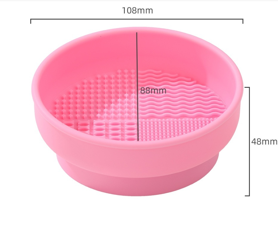 Porous Position Cosmetic Brush Drying Rack Cleaning Basin