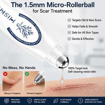 HISKIN®⭐ 𝟕-𝐃𝒂𝘆 Scar & Wart Remover Repair Pen — Advanced Skin Renewal Rollerball Treatment
