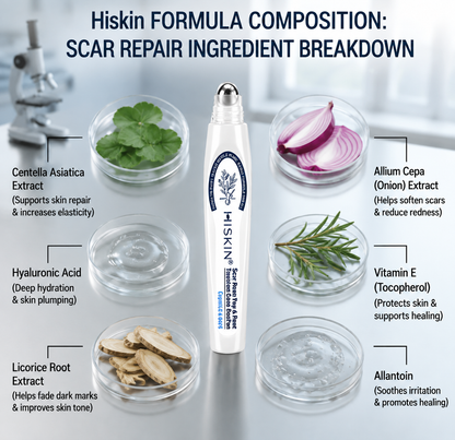 HISKIN®⭐ 𝟕-𝐃𝒂𝘆 Scar & Wart Remover Repair Pen — Advanced Skin Renewal Rollerball Treatment