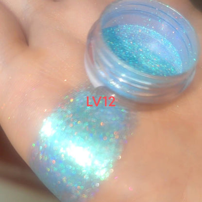 Laser Rainbow Candy Highlight Color Changing Pearl Powder