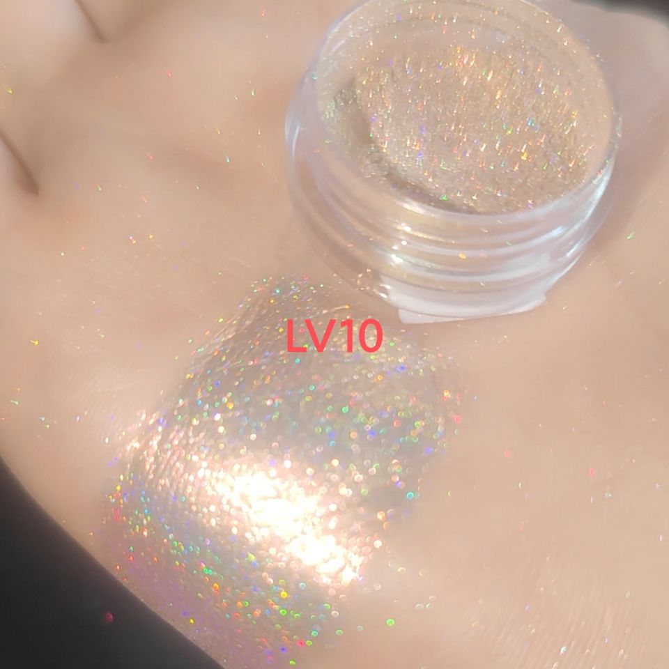 Laser Rainbow Candy Highlight Color Changing Pearl Powder