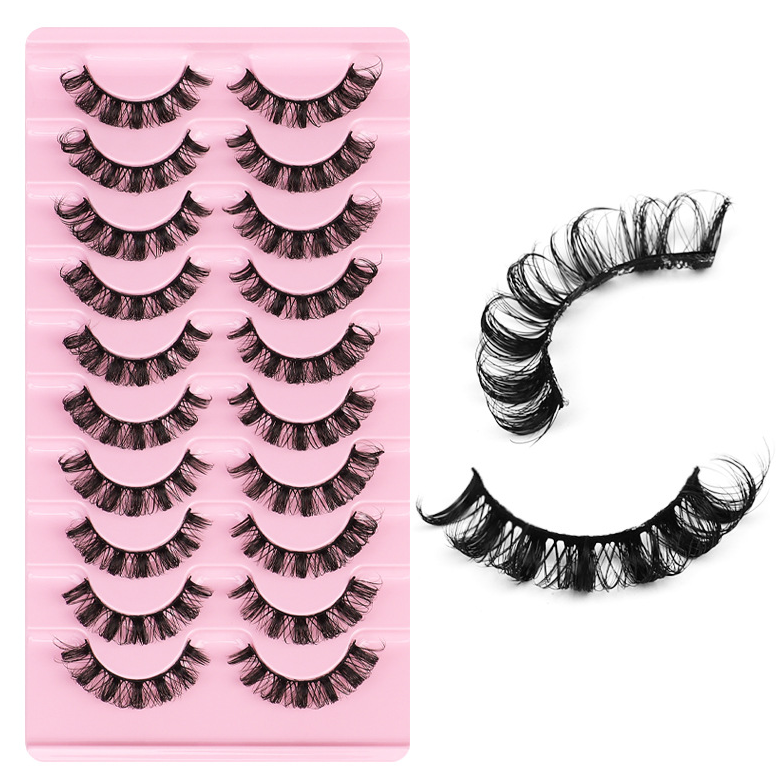 False Eyelashes, DD Curve, Thick, Eyelash, Ten Pairs