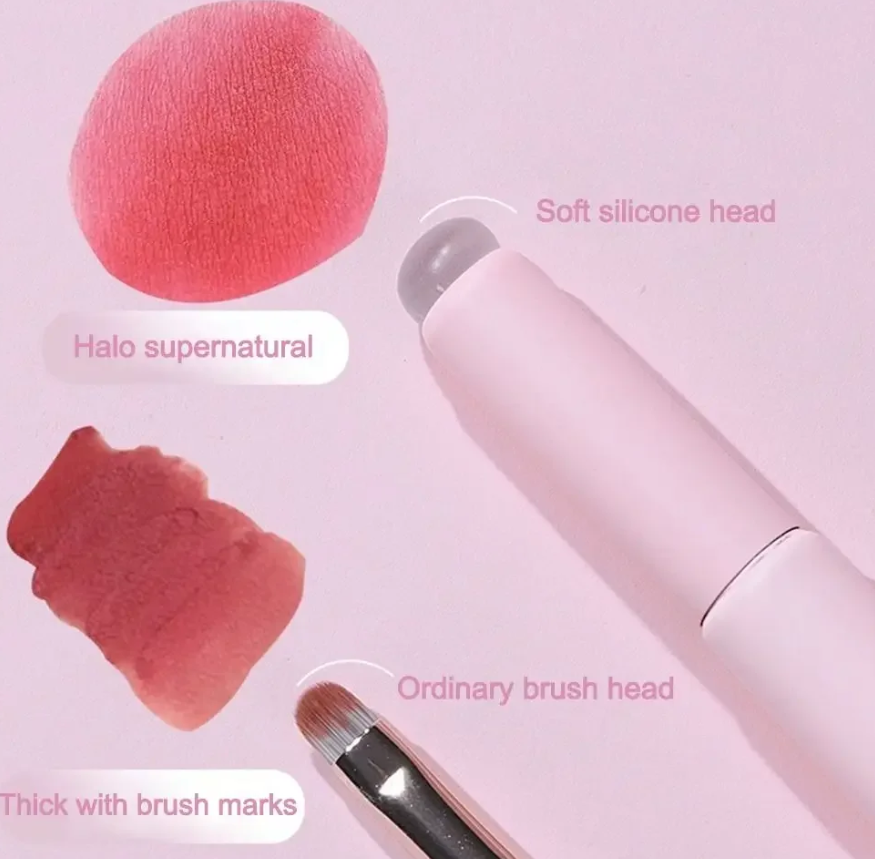 Silicone Lip Brush With Cover Concealer Brushes Lip Balm Lip Gloss  Make Up Brushes Reusable Lipstick Applicator For Perfect Makeup Easy To Apply, Beauty Brush Travel Portable  Manicure Tools