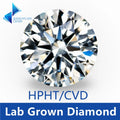 Diamond 0.1ct~2ct Round Cut Loose Lab Grown Diamond DEF Color