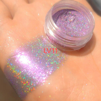 Laser Rainbow Candy Highlight Color Changing Pearl Powder