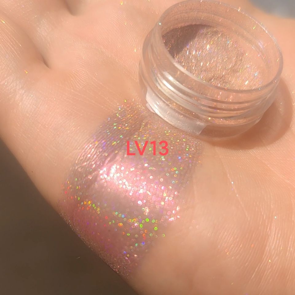 Laser Rainbow Candy Highlight Color Changing Pearl Powder