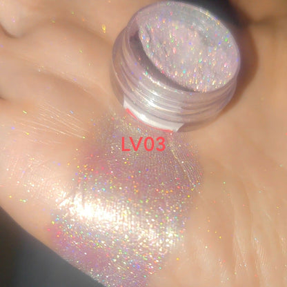 Laser Rainbow Candy Highlight Color Changing Pearl Powder